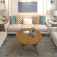 Round Wood MDF Accent Table 32"