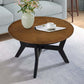 Round Wood MDF Accent Table 32"