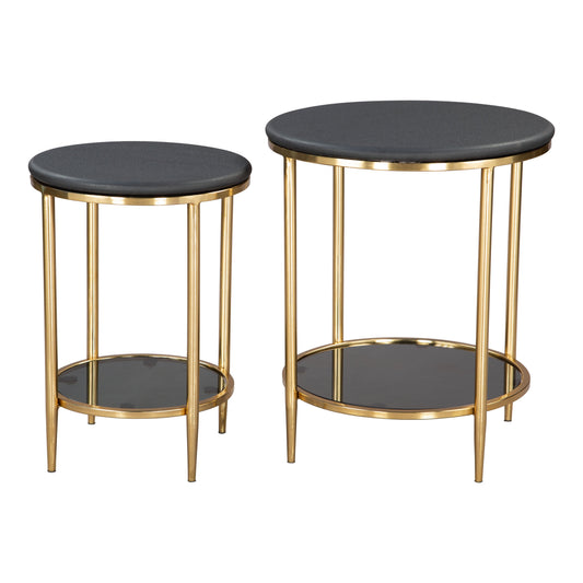 Koper Black Coffee Table Set (2-Piece)
