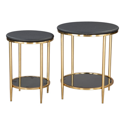 Koper Black Coffee Table Set (2-Piece)