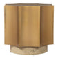 Osam Gold & Beige Side Table