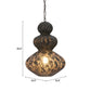 Kali Black Ceiling Lamp