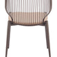 Silues Taupe & Brown Dining Chair (Set of 2)