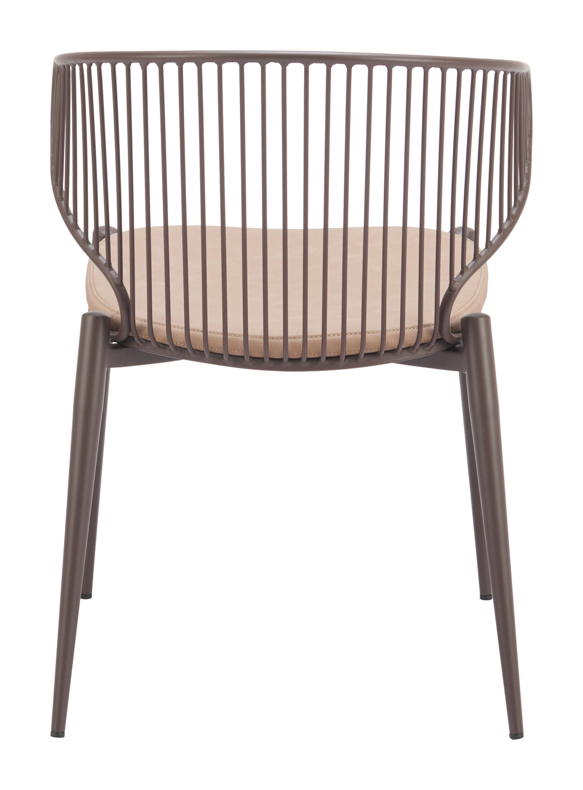 Silues Taupe & Brown Dining Chair (Set of 2)