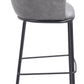 Garston Barstool in Gray
