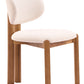 Rosetta Beige & Walnut Dining Chair (Set of 2)