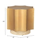 Osam Gold & Beige Side Table