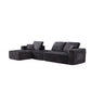 Bradwell Grey Left-Side Chaise