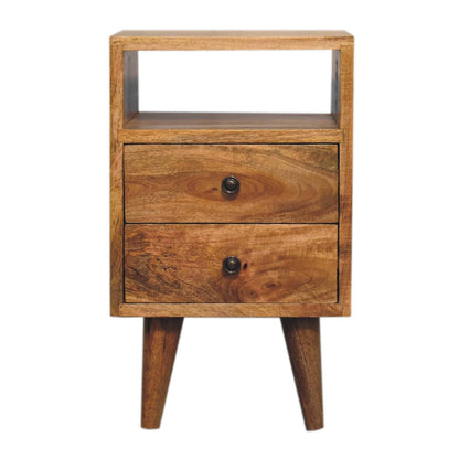 Casimir Oak Solid Wood Nightstand – 11.8" Nightstand