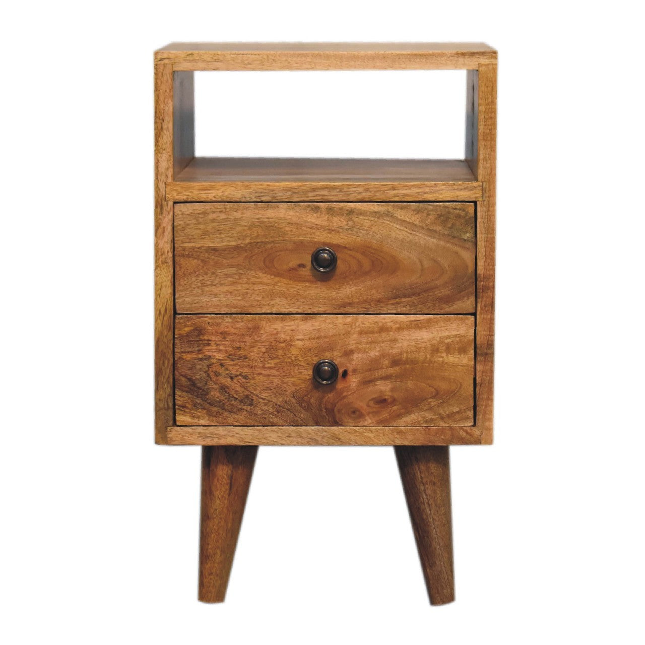 Casimir Oak Solid Wood Nightstand – 11.8" Nightstand