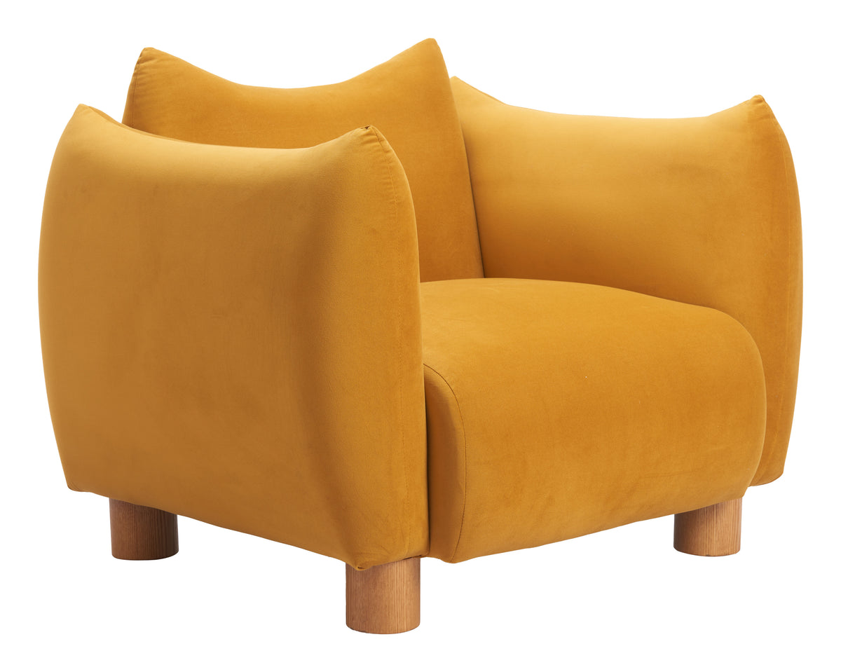 Meia Mustard Accent Chair