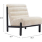 Maki Beige Accent Chair