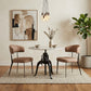Mufid White & Black Bistro Table