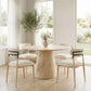 Equinox Oyster Gray & Natural Armless Dining Chair (Set of 2)