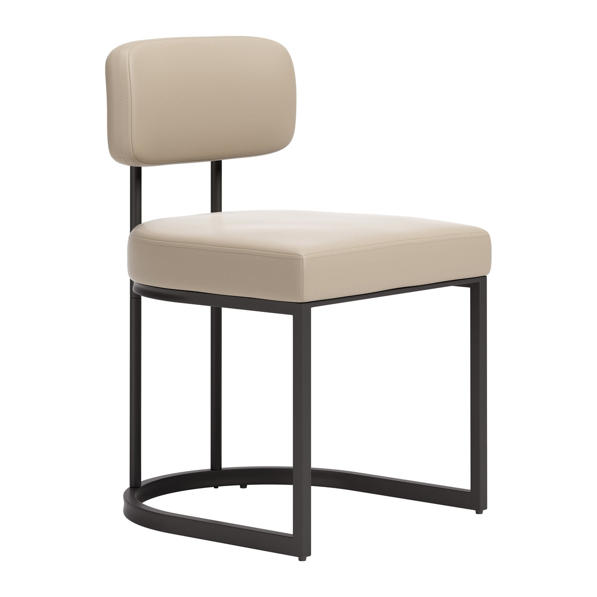 Velar Beige & Gray Dining Chair (Set of 2)