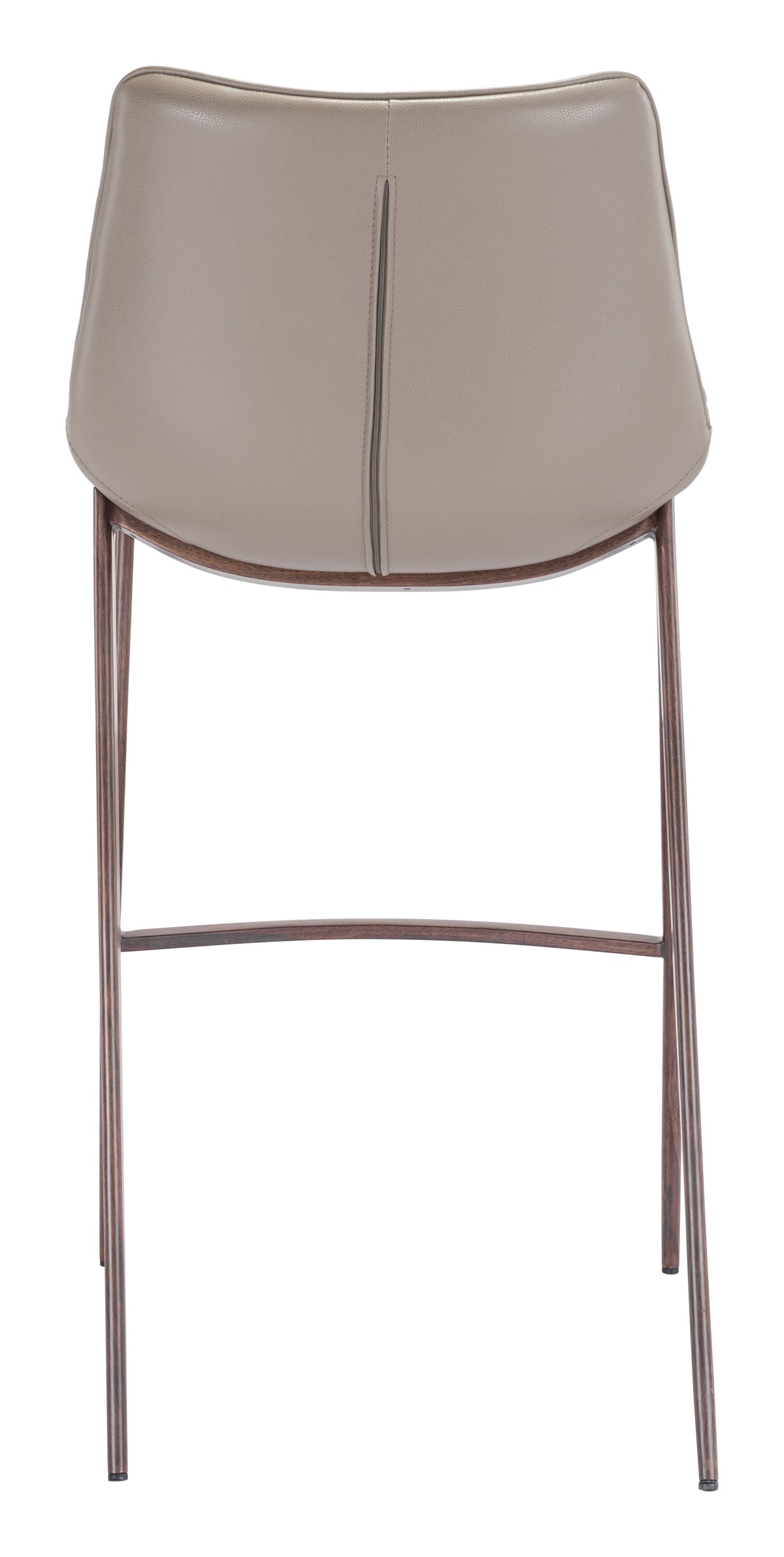 Magnus Barstool (Set of 2) in Brown & Walnut