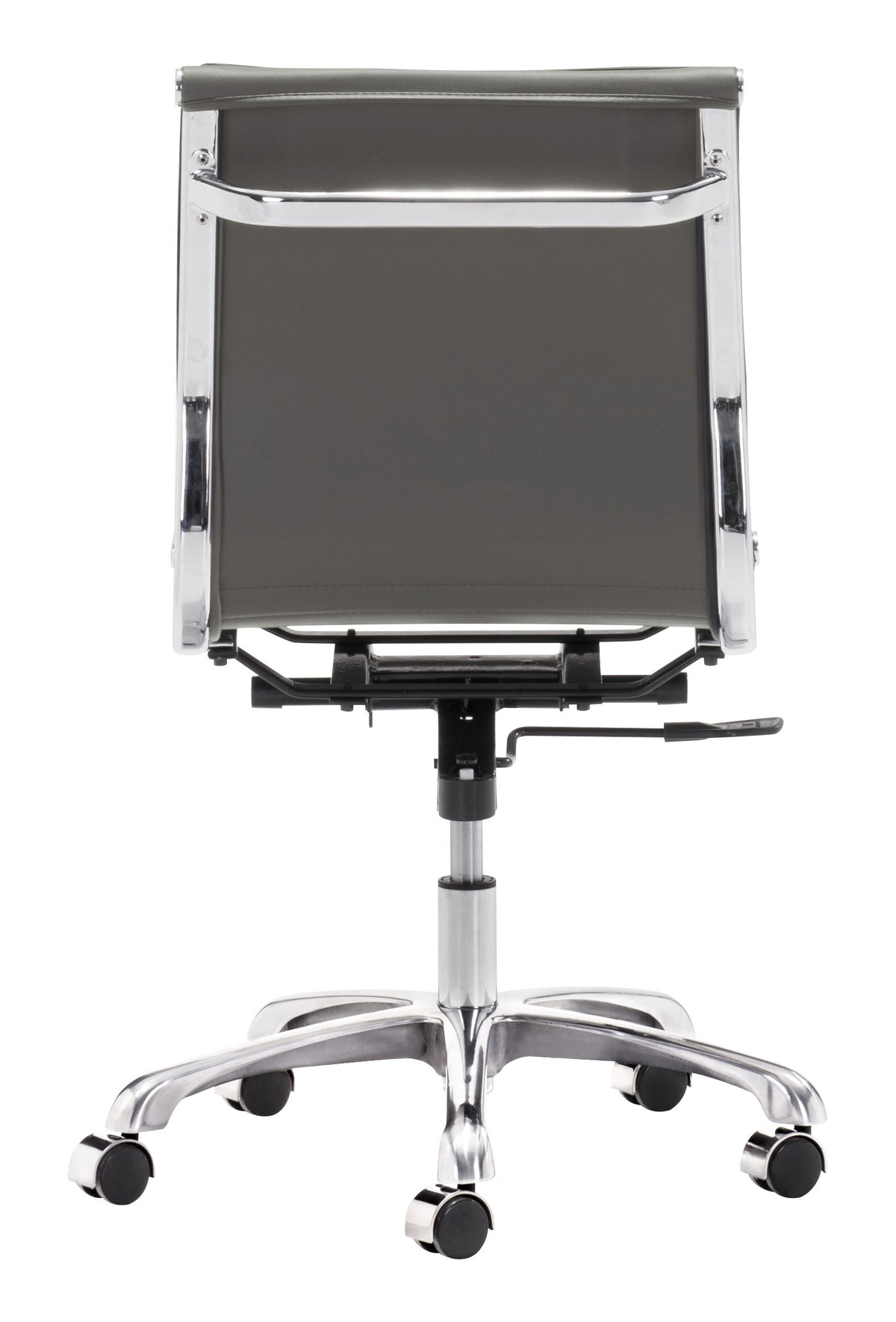 Lider Plus Armless Office Chair in Gray