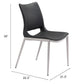 Ace Black & Silver Dining Chair (Set of 2)