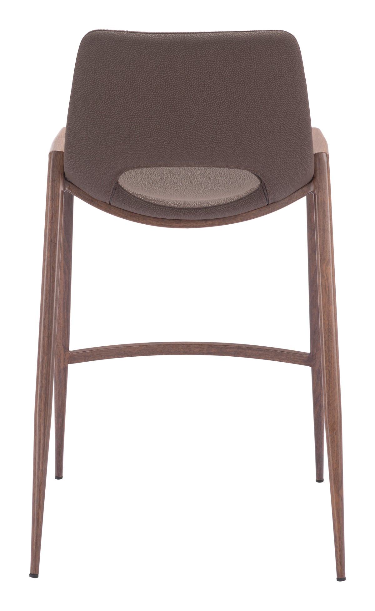 Desi Counter Stool (Set of 2) in Brown & Walnut