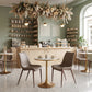 Bite Bistro Table in Beige & Gold