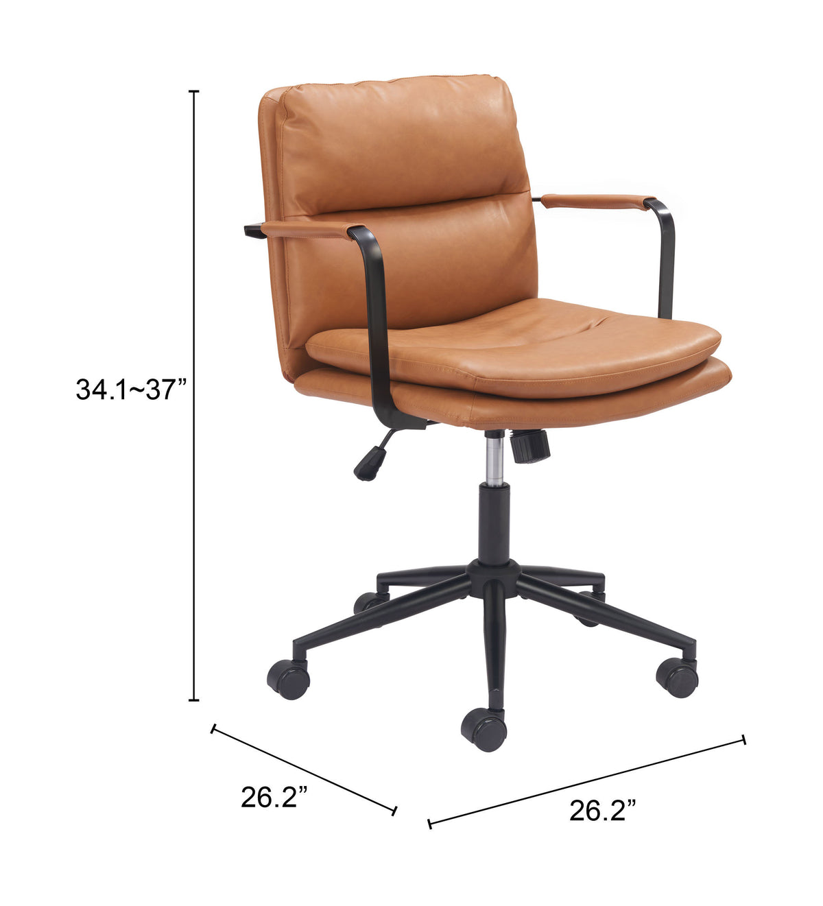Birao Brown Office Chair
