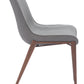 Magnus Dining Chair (Set of 2) in Slate Gray & Walnut