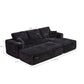 Emberly Modular Sectional Sofa Black R-Shape
