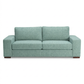Modena Sofa 92" – Made in USA Square-Arm Sofa (7 Fabrics) - Leslie Robins Egg - Fabric (10)