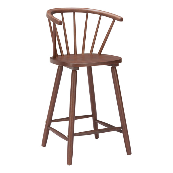 Stenger Counter Stool (Set of 2) in Walnut