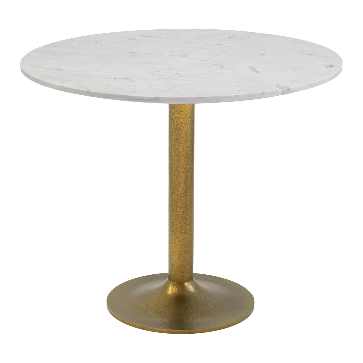 Fullerton White & Gold Dining Table