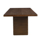 95-Inch Modern Walnut Dining Table for 8 showcasing a bold design and spacious surface as a stylish dining table.