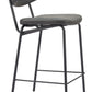 Charon Counter Stool (Set of 2) in Vintage Black