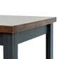 Essex Solid Wood Rectangular Coffee Table, Black and Whiskey Finish 48" - Revel Sofa 