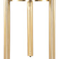 Noan White & Gold Side Table