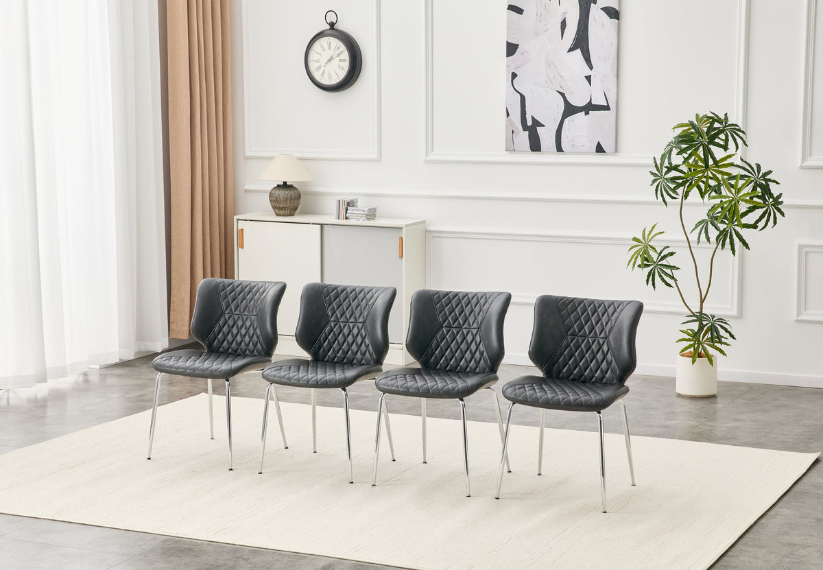 Cedric Dark Gray Set of 4