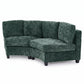 Sorrel Curved Modular Sectional Sofa – Chenille, 4 Colors - Green (8)