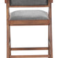 Delhi Gray & Walnut Counter Stool (Set of 2)