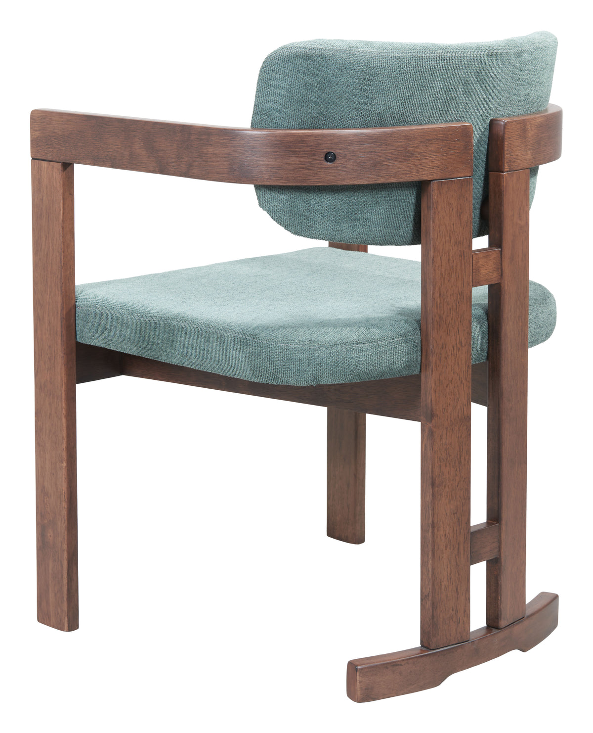 Poly Moss Gray & Walnut Dining Chair