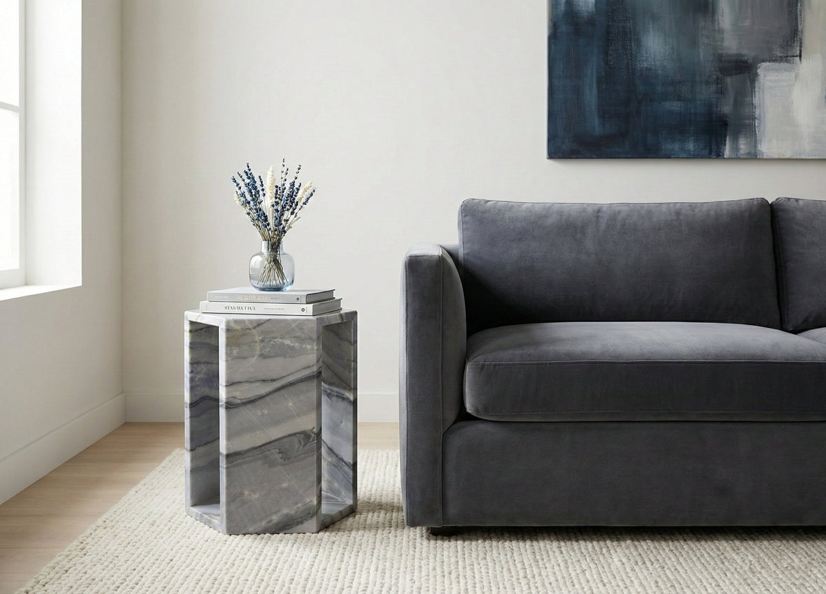 Alba Marble Side Table
