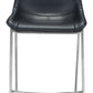 Magnus Counter Stool (Set of 2) in Black & Silver