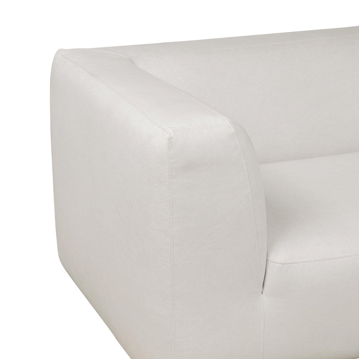 Lukas 2-piece sectional with right-facing chaise in cream