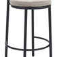 Sisal Beige Tweed Counter Stool (Set of 2)