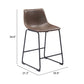 Smart Counter Stool (Set of 2) in Vintage Espresso