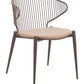 Silues Taupe & Brown Dining Chair (Set of 2)