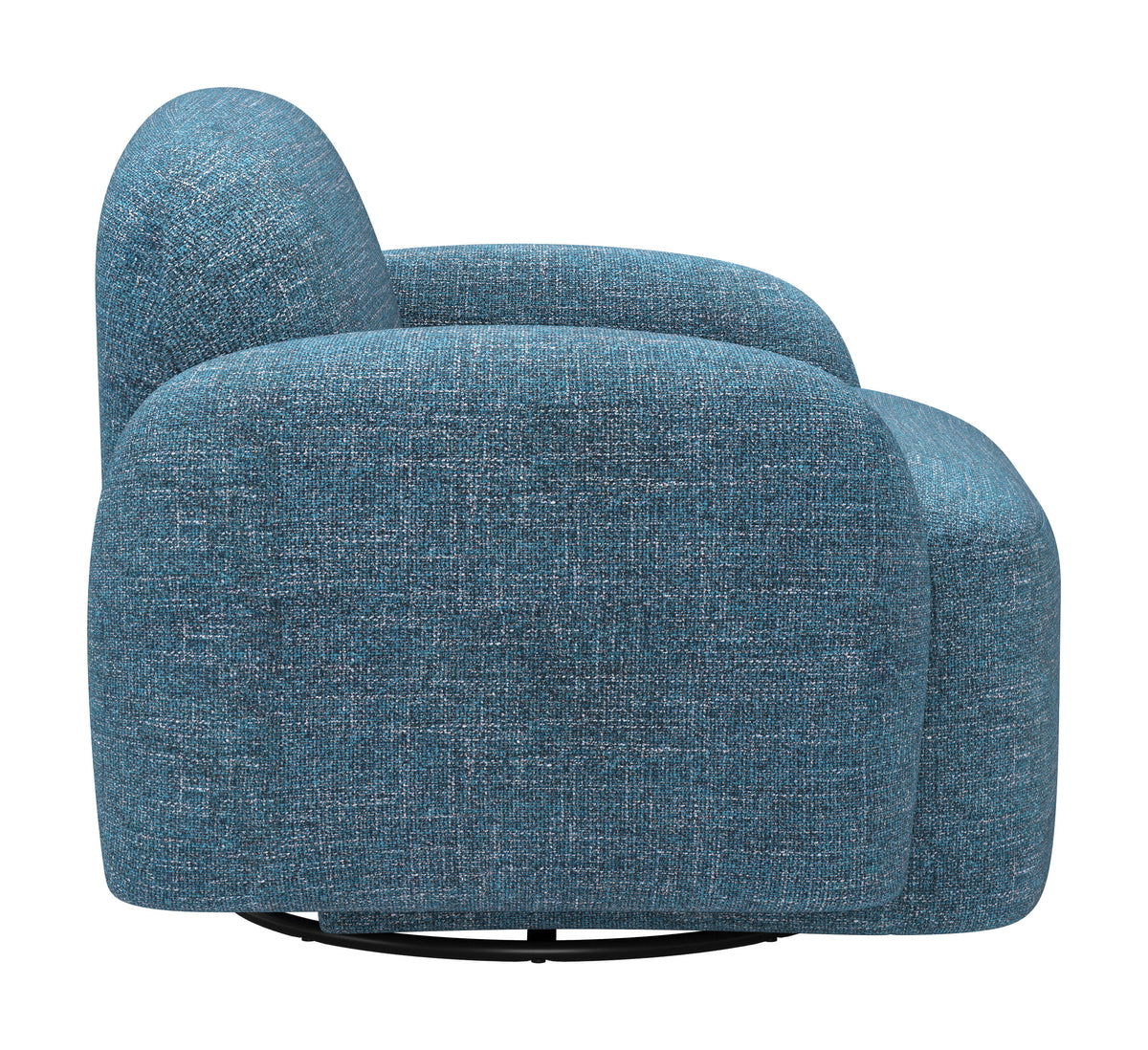 Cleo Blue Swivel Chair