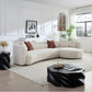 Odile Curved Boucle Sectional