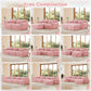 Grayson pink plush modular sofa