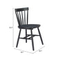Tyce Dining Chair (Set of 2) in Black