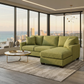 Clifford L-Shaped Sectional Sofa – Made in USA, 9 Fabric Options - Notion Appletini - Fabric (10)