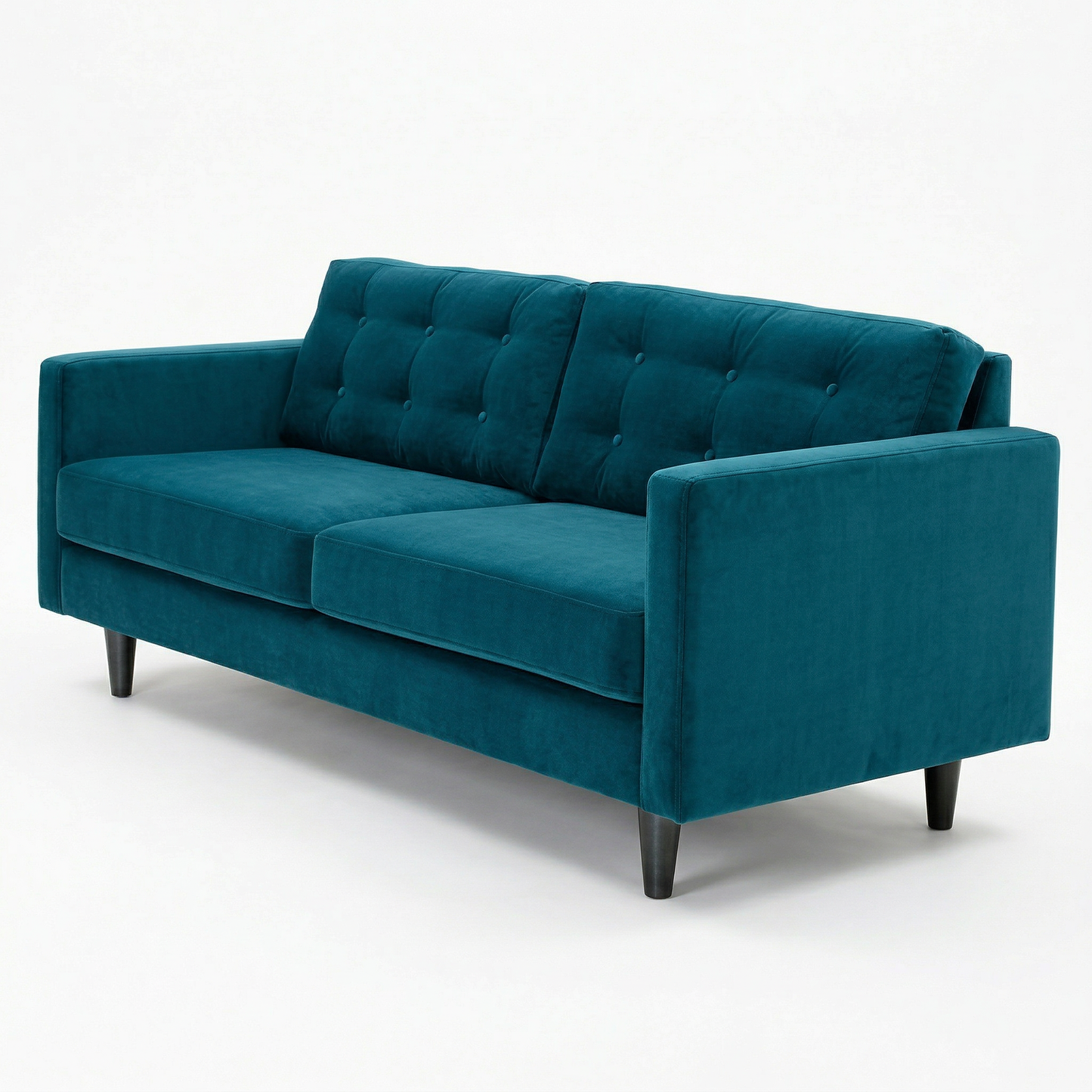 Talmadge Velvet Sofa – 92" Classic American Sofa - Hepburn Teal - Fabric (4)